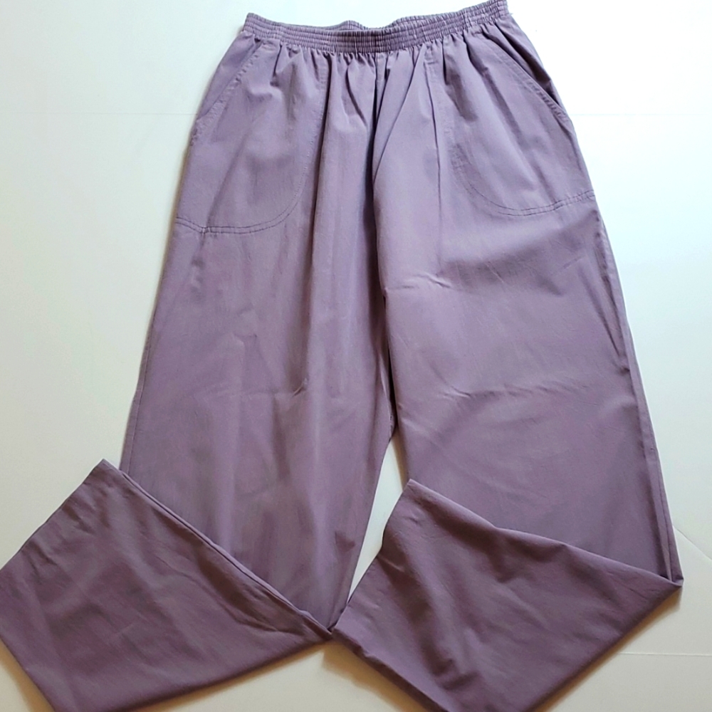Simply Petites purple pull on pants